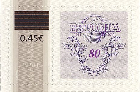 REFS ESTONIA 80 aasta juubeli postmark